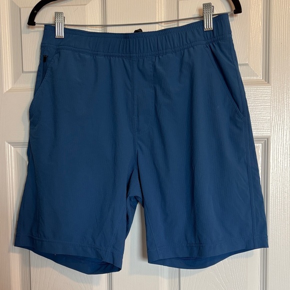 Prana men’s blue lined 8” inseam athletic shorts size small - Picture 1 of 9